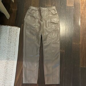 Aritzia Wilfred Leather pants